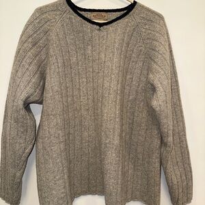 Genuine Sonoma Vintage Men's Ribbed Wool Sweater - Medium